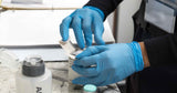 Ammex® Blue Nitrile Powder Free Exam Gloves